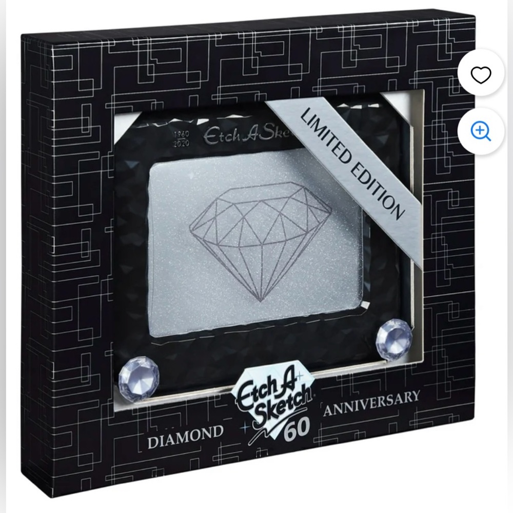 NIB GUND Limited Edition 60th Anniversary Diamond Edition Etch-A-Sketch 💎